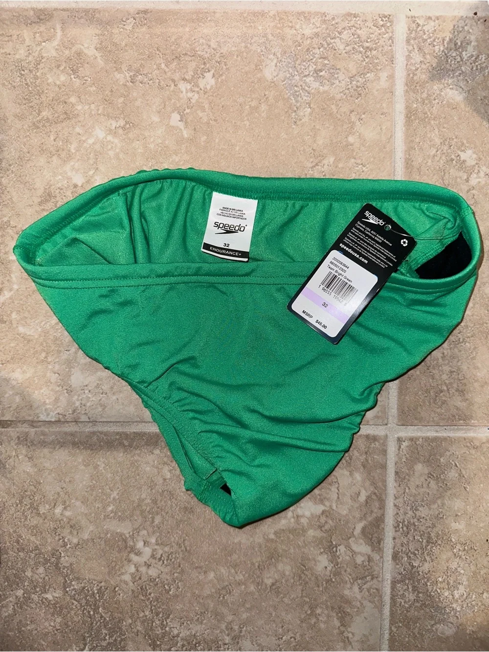 Speedo Men's Swimsuit Brief Endurance+